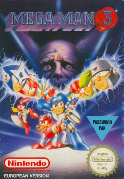 Mega Man 3 (video game, 2D platformer, science fiction, robot