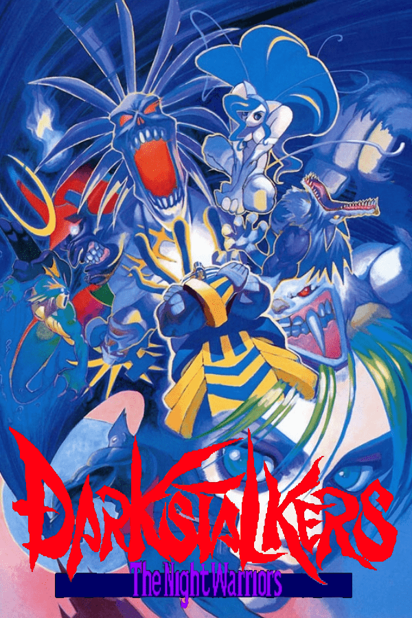 Vampire: The Night Warriors (video game, 2D fighting, gothic