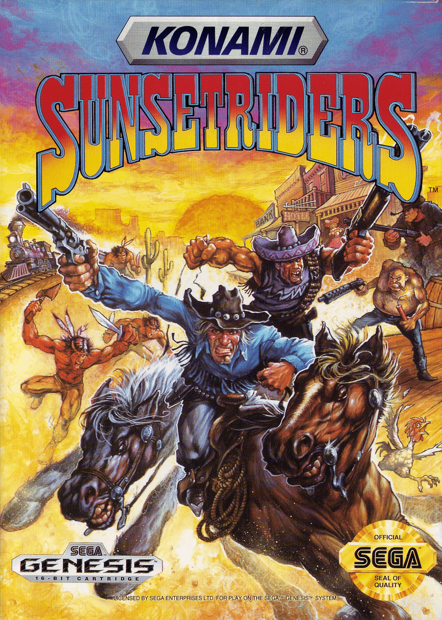 Sunset Riders Sur Sega Megadrive / Genesis - Jeu Vidéo Occasion