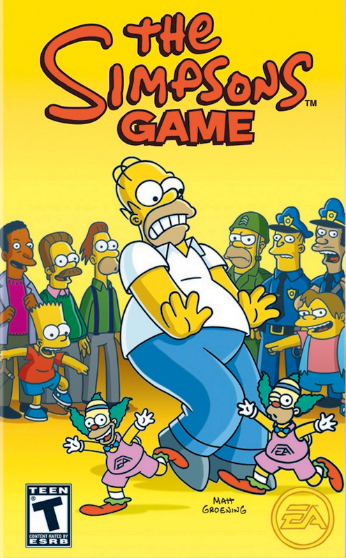 The Simpsons Game (video game, parody, 3D platformer, action
