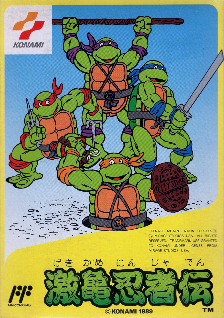 Teenage Mutant Ninja Turtles [激亀忍者伝] (video game, NES, 1989