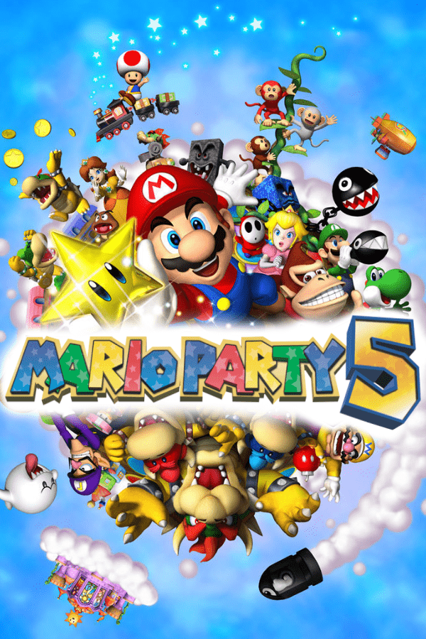 Mario Party 5 (video game, party, board game, fantasy, minigames