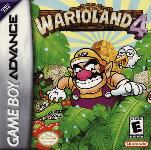 Wario Land 4 (video game, 2D platformer, fantasy, puzzle