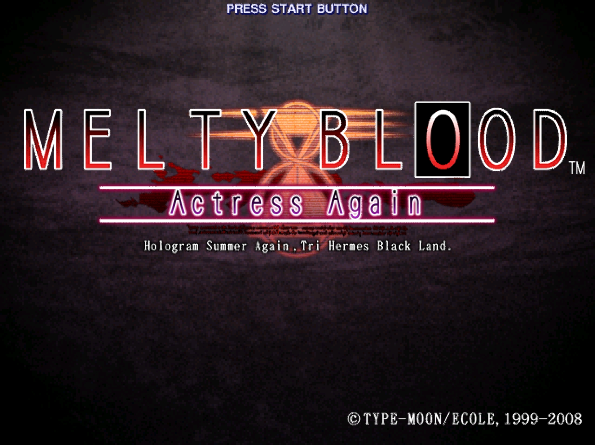 【希少★ソフト未開封】MELTY BLOOD Actress Again TGDB - Browse - Game - Melty Blood - Actress Again ~Current