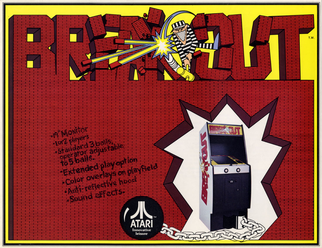 Breakout (video game, Arcade, 1976) reviews & ratings - Glitchwave