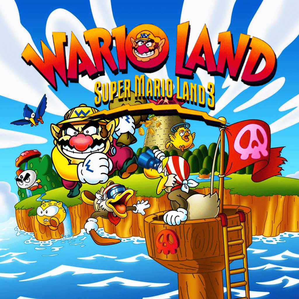 GB Super Mario Land 3 Wario Land 北米ベスト版 gb_super_mario_land_3_iii_-
