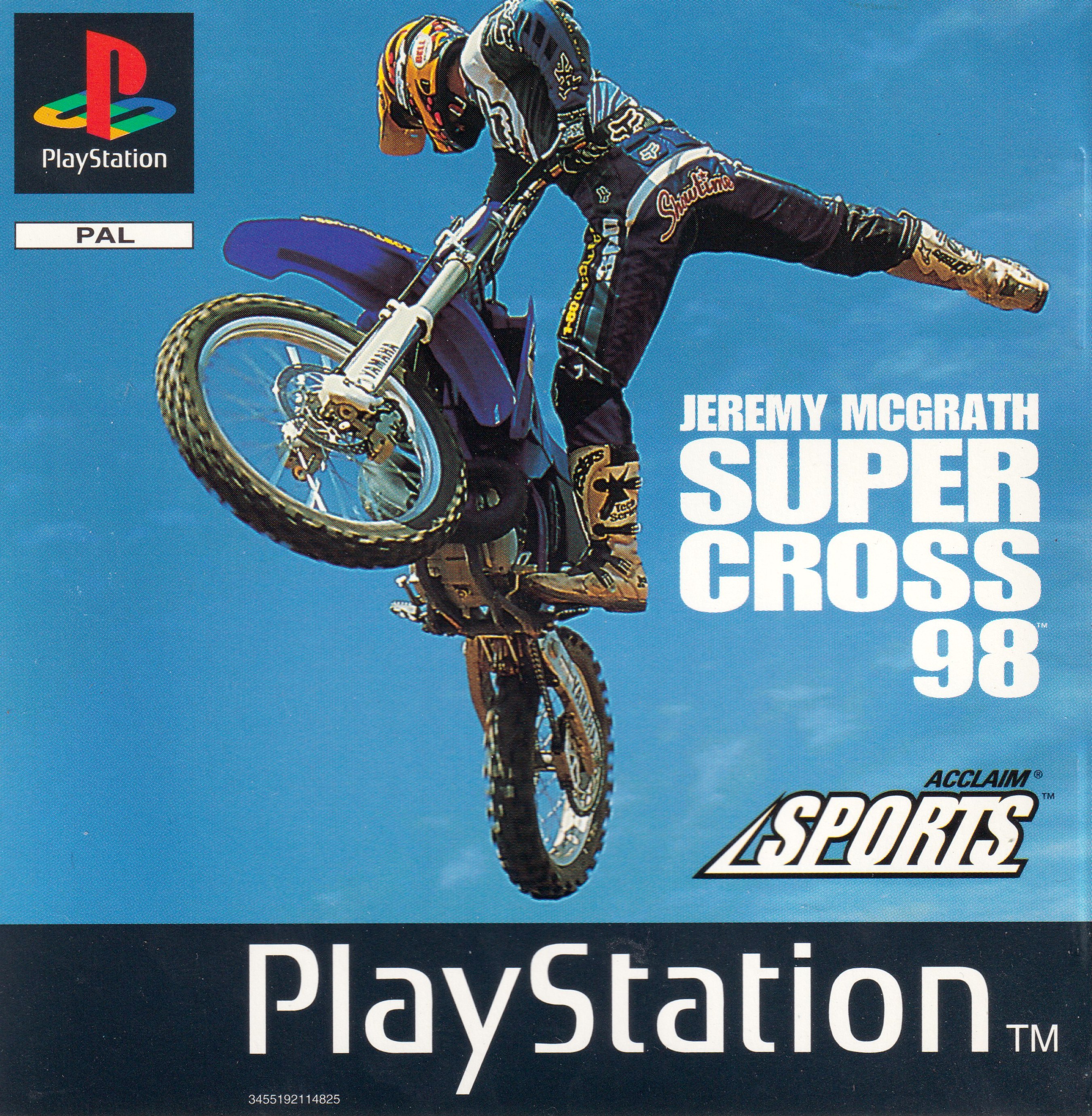【新品未開封】ジェレミー・マクグラス スーパークロス98 PS1 Jeremy McGrath Supercross 98 (video game, PS1, 1998) reviews