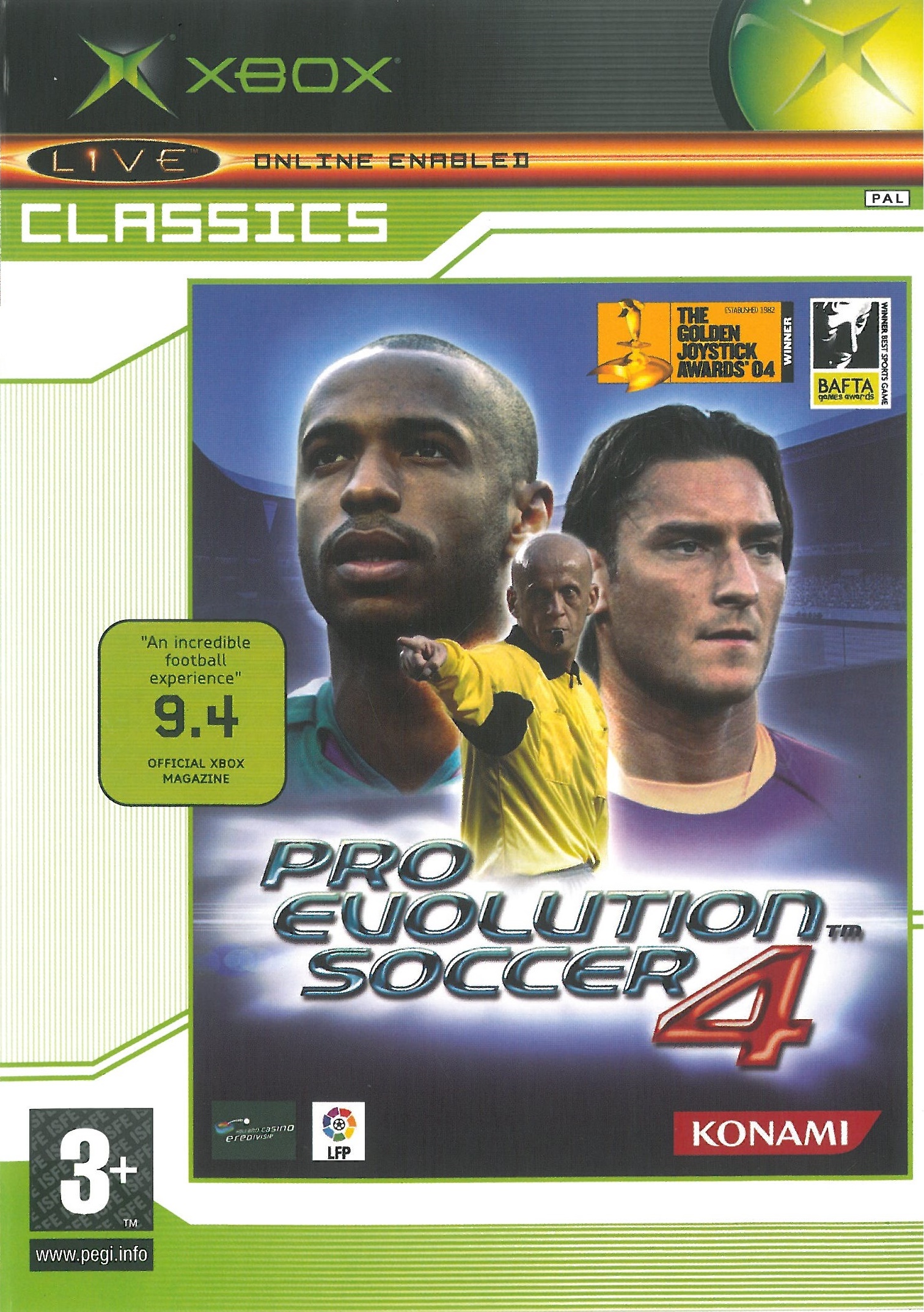 Pro Evolution Soccer 4 (video game, Xbox) reviews & ratings