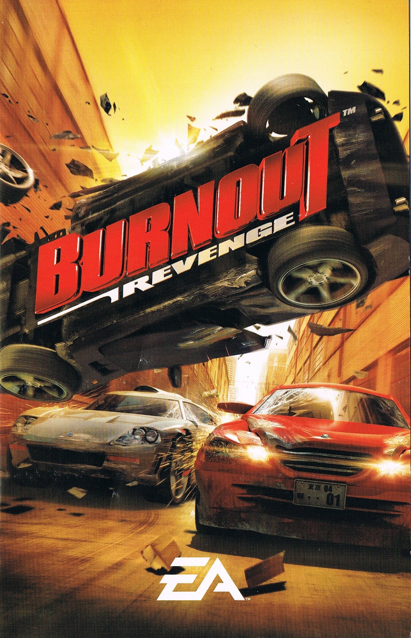 Burnout Revenge (video game, arcade racing, car combat, third