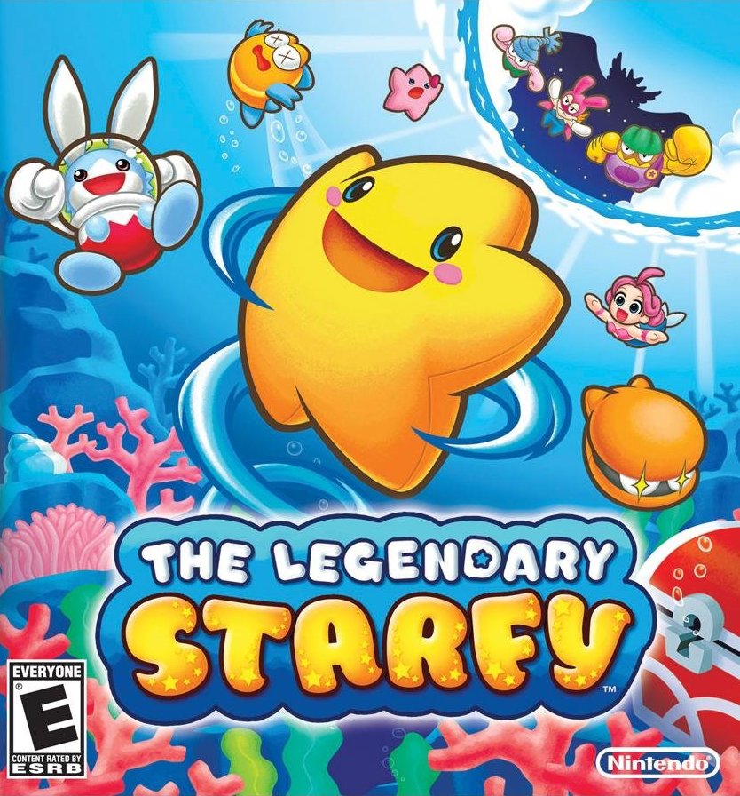 The Legendary Starfy (video game, 2D platformer, fantasy, aquatic 