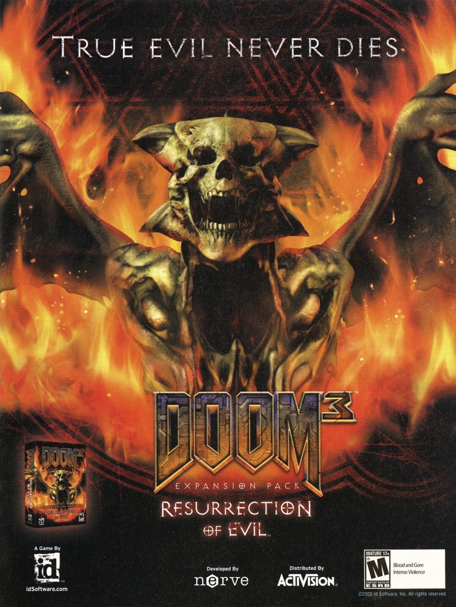 Doom 3: Resurrection of Evil (video game, first-person shooter