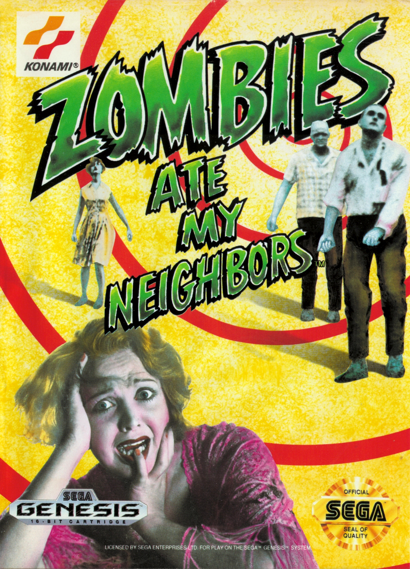 Zombies Ate My Neighbors (video game, multidirectional shooter