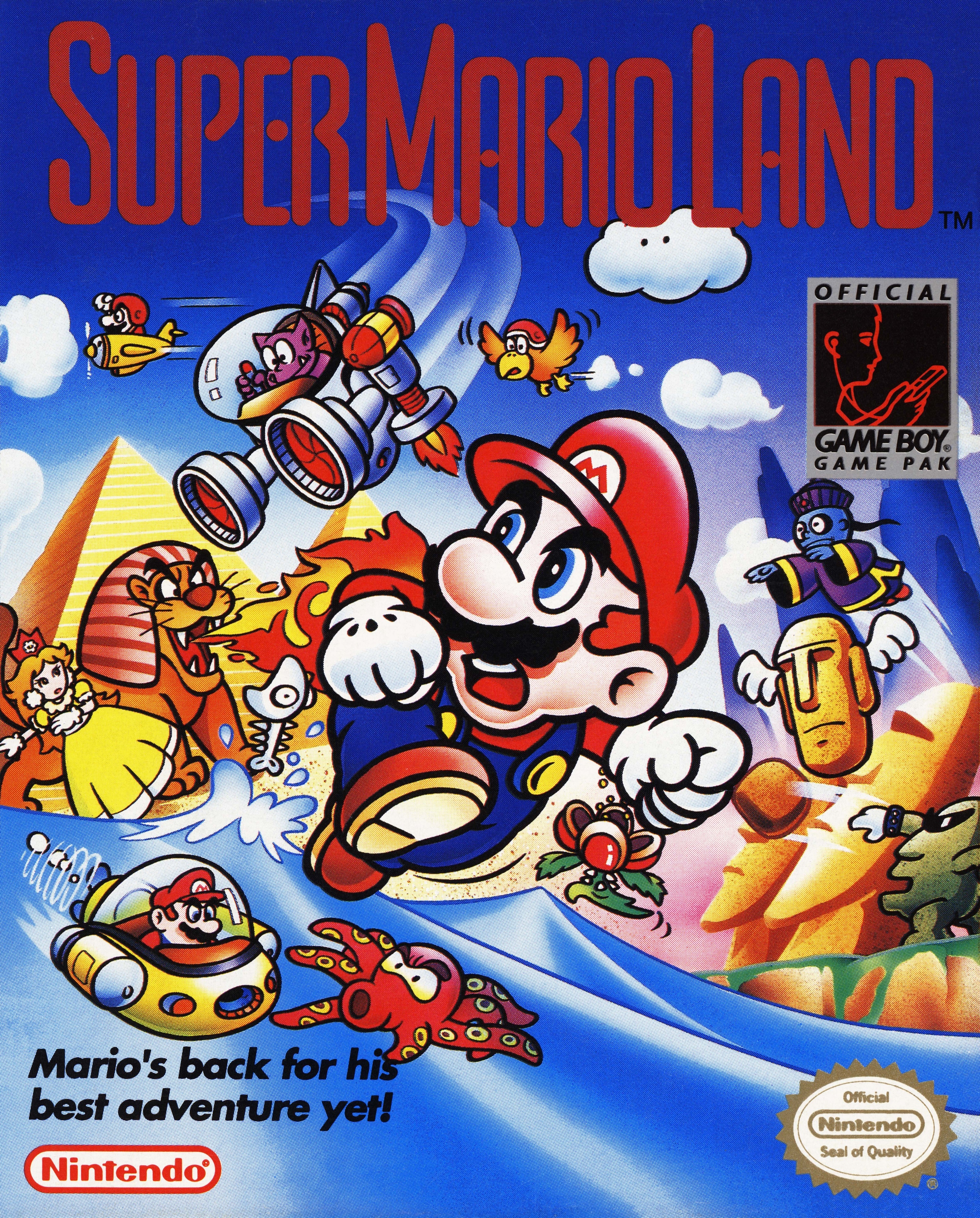 Super Mario Land (video game, 2D platformer, fantasy, side