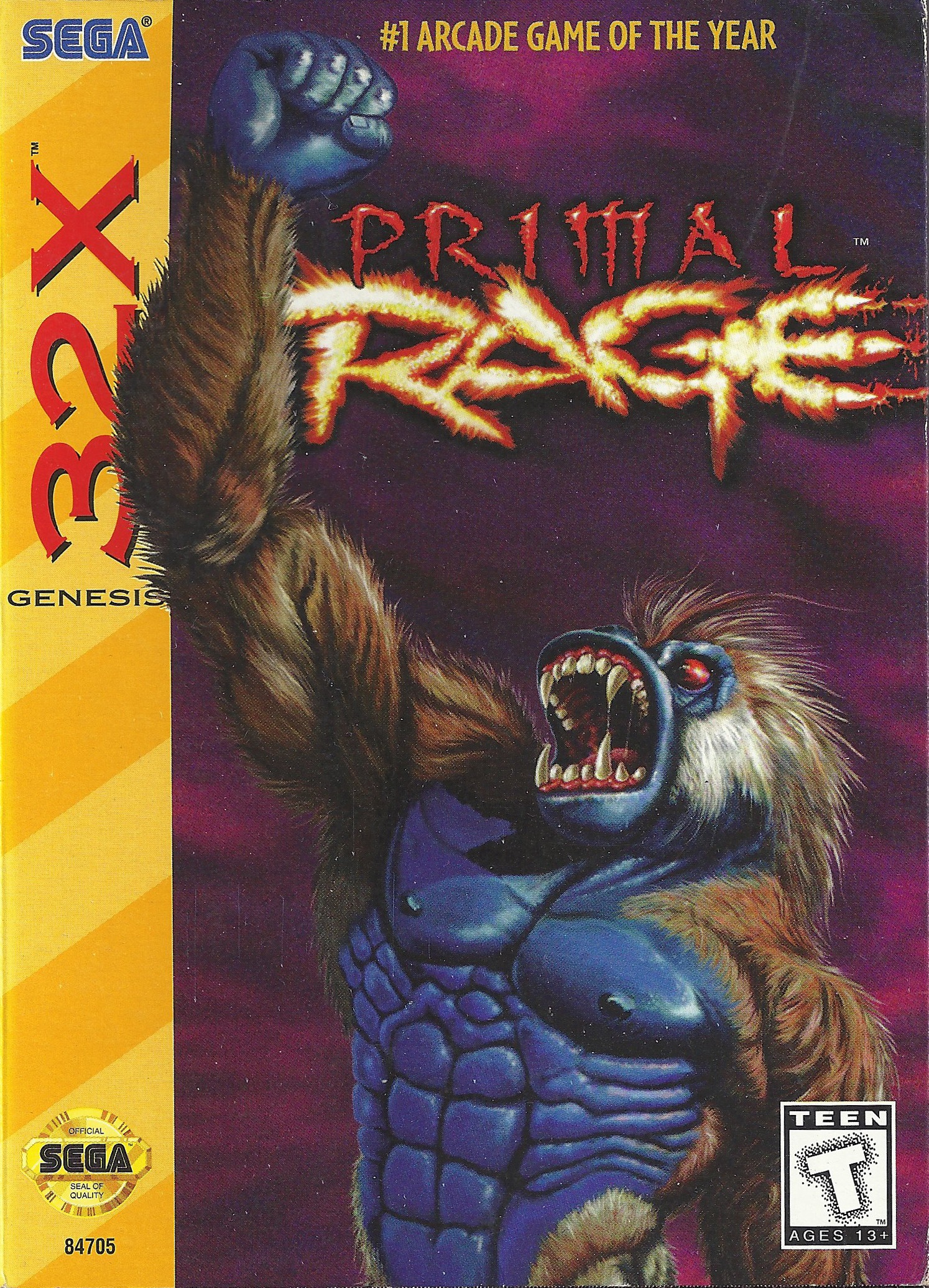 Primal Rage (video game, 32X, 1995) reviews & ratings - Glitchwave