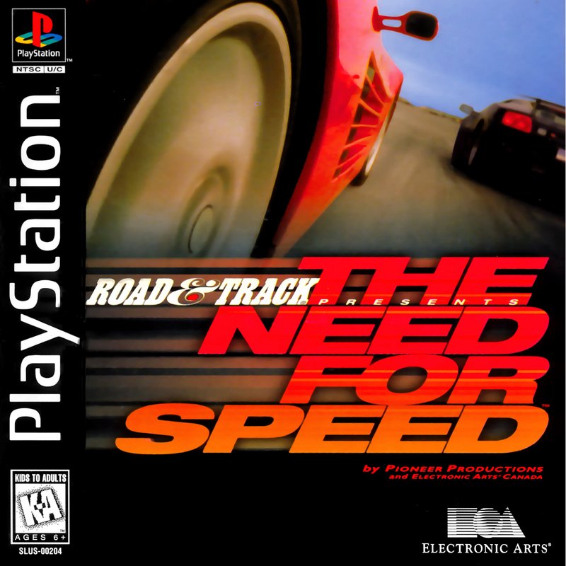 Jeu Road & Track - The Need For Speed - Version PAL FR Pour PlayStation 1 - Bon État