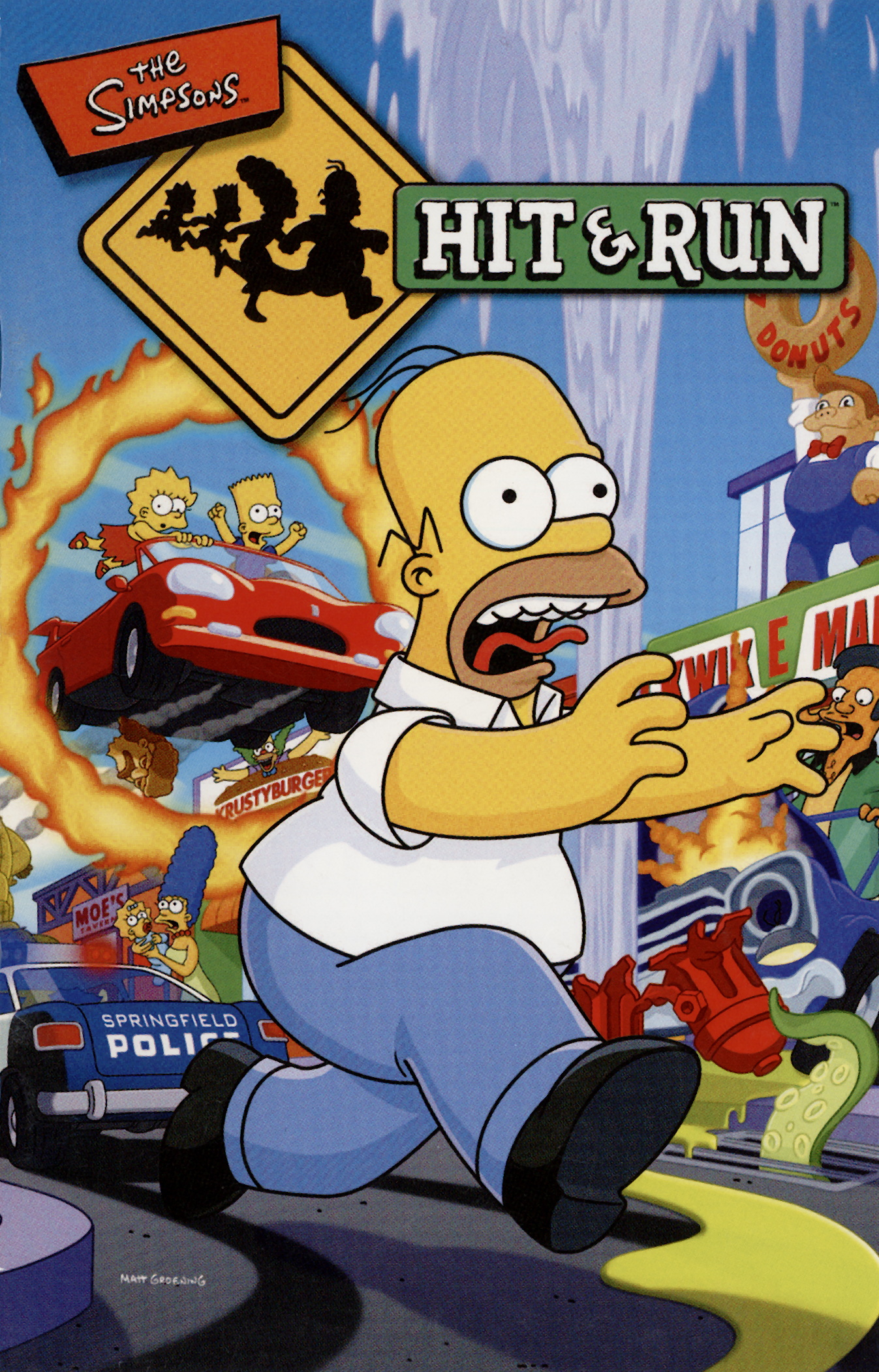 The Simpsons: Hit & Run (video game, mission-based driving, comedy ...