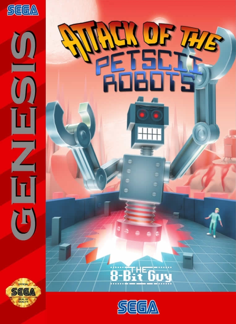 Attack of the PETSCII Robots (video game, Mega Drive/Genesis, 2022 ...