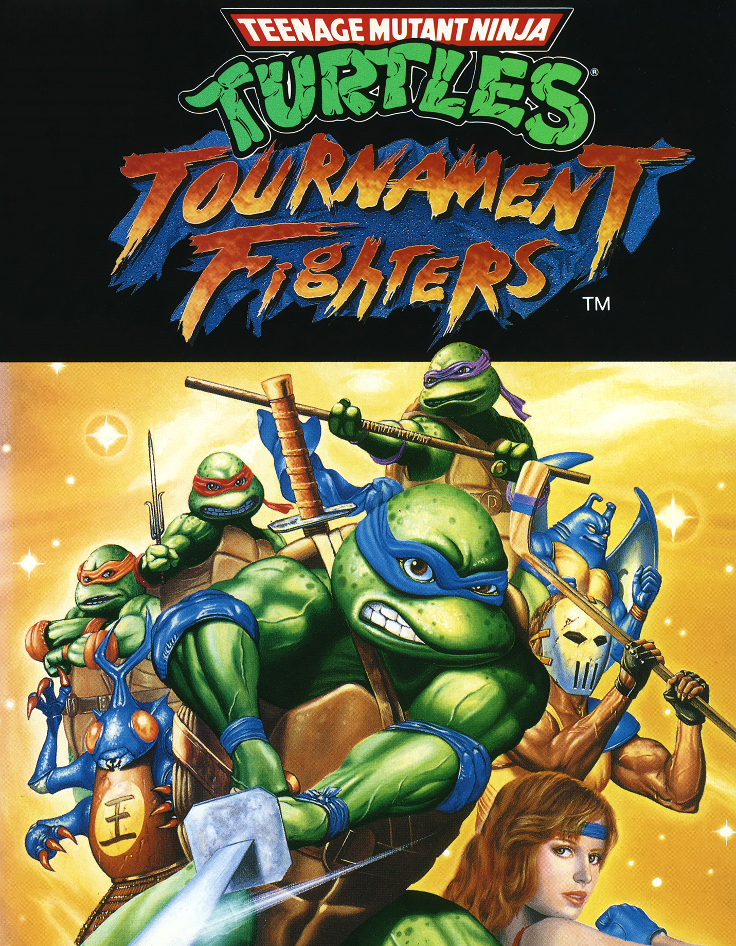 Teenage Mutant Ninja Turtles Tournament Fighters NES video game fighting ninja 2D fighting reviews ratings Glitchwave