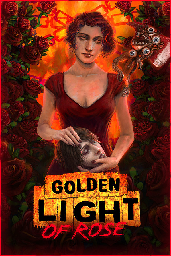 Golden light rose top