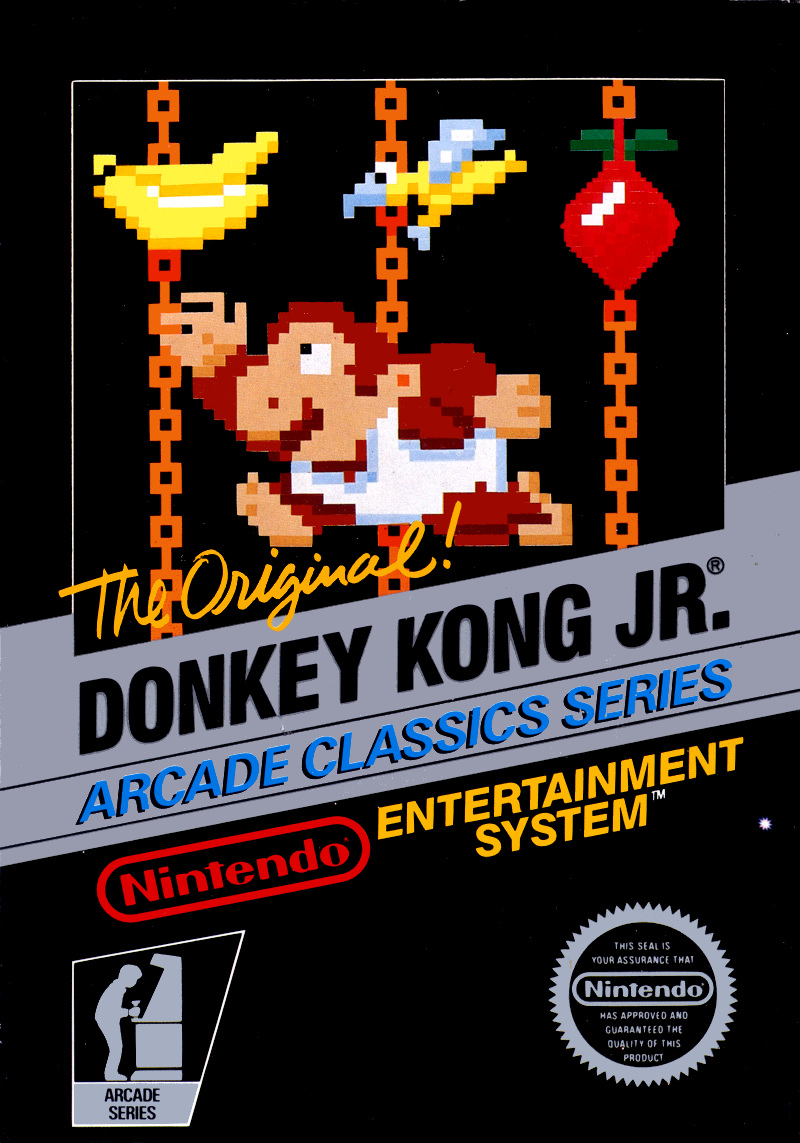 Donkey Kong Jr. (video game, NES, 1986) reviews & ratings - Glitchwave ...
