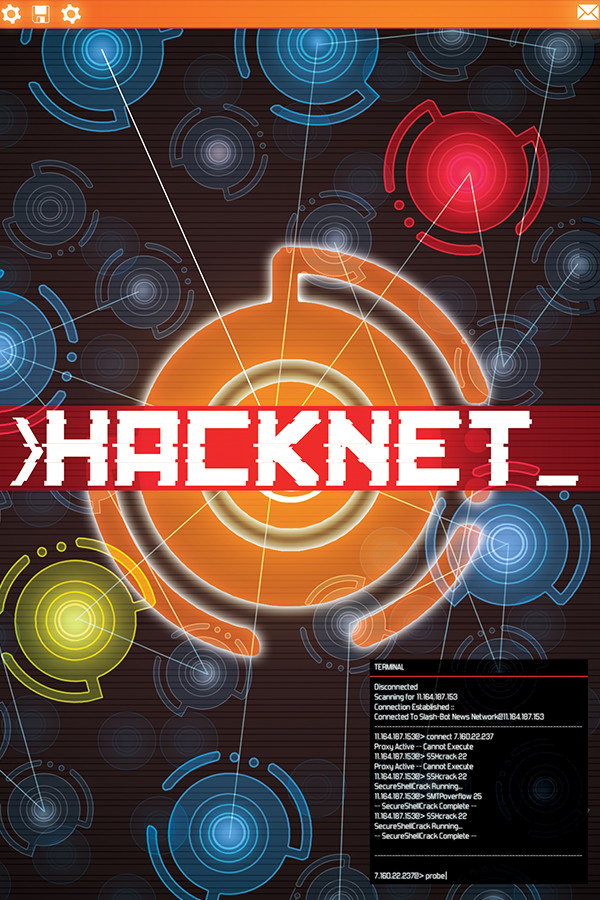 Hacknet (video game, hacking simulation, operating system simulation ...