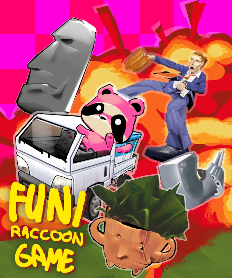 Funi Raccoon Game (video game, collect-a-thon platformer, 3D platformer ...