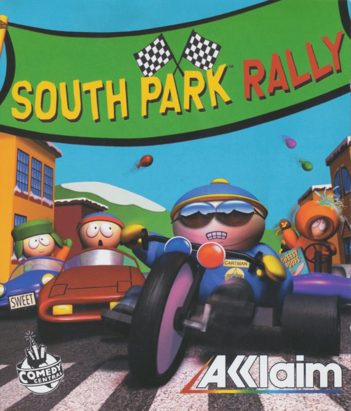 South Park Rally (video game, kart racing, comedy, third-person, low ...