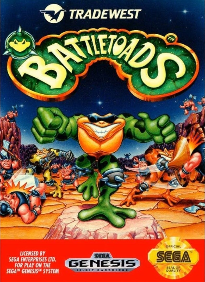 バトルトード　Battletoads Battletoads (video game, Mega Drive/Genesis, 1993) reviews
