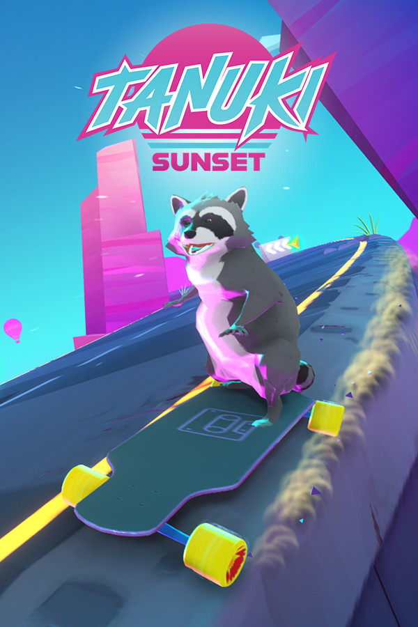 Tanuki Sunset (video game, arcade racing, skateboarding) reviews &amp; ratings - Glitchwave video ...