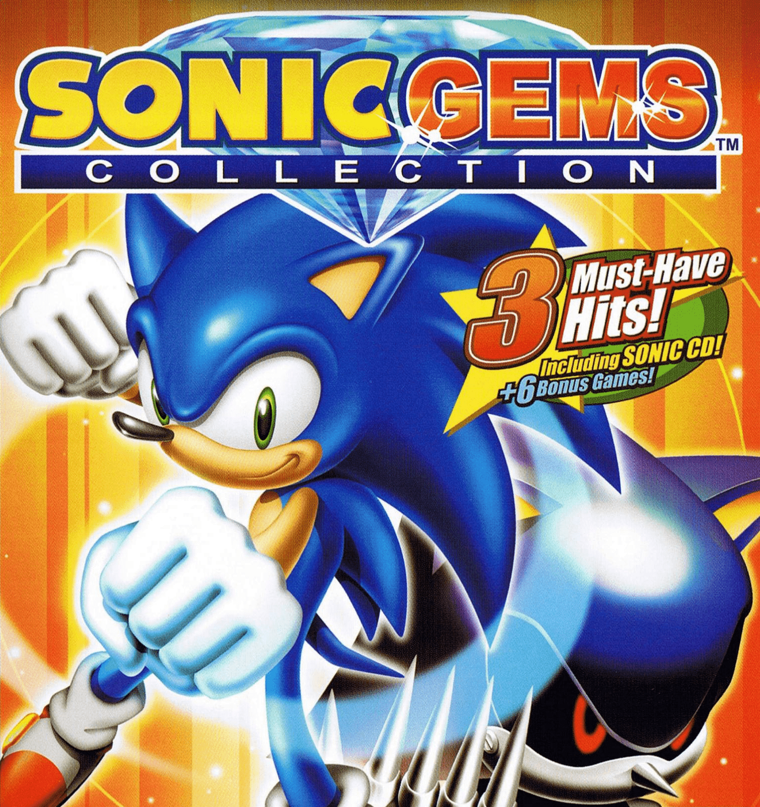 Sonic Gems Collection (video game, 2D platformer, science fiction
