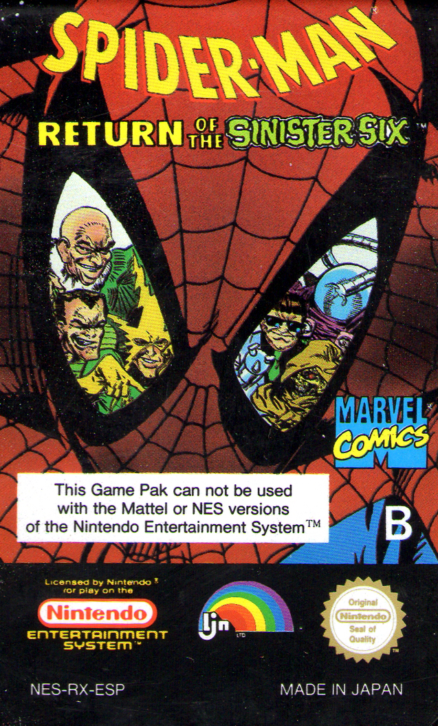 Spider Man Return Of The Sinister Six Sur Sega Master System, PAL, En Boîte