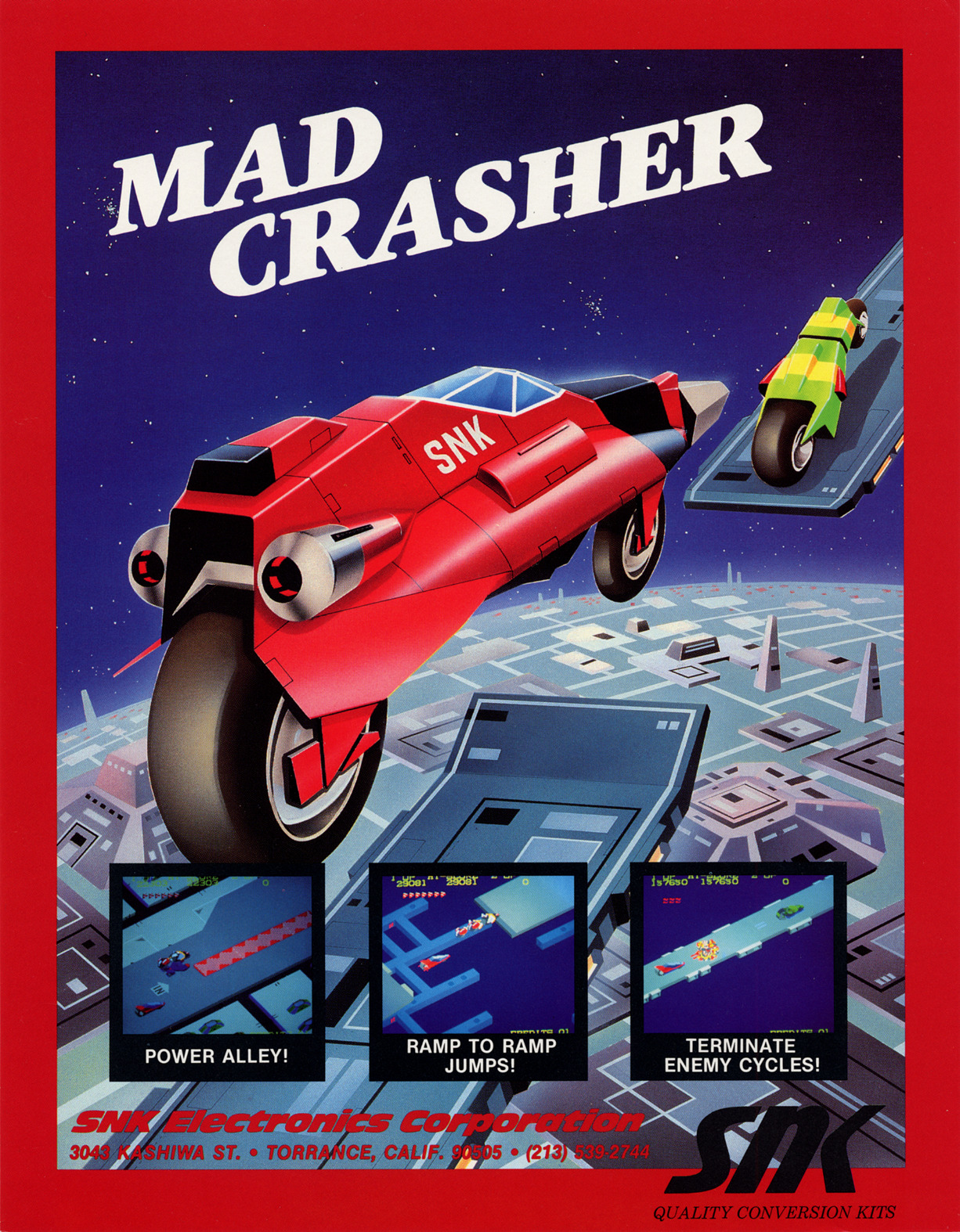 MADクラッシャー Mad Crasher (video game, Arcade, 1984) reviews & ratings