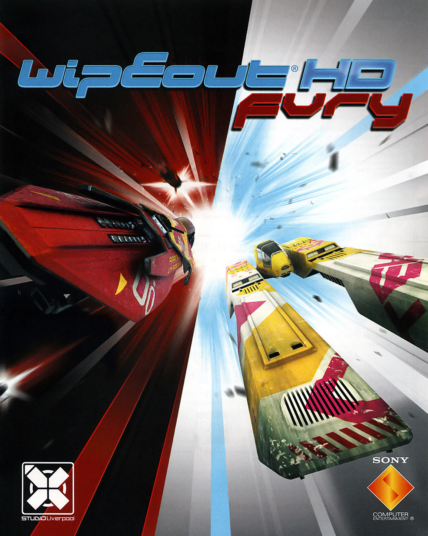 WipEout HD Fury (video game, futuristic racing, real-time, third-person ...