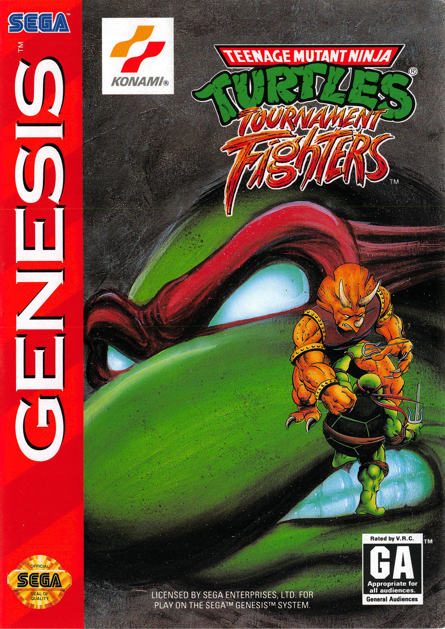 Teenage Mutant Ninja Turtles: Tournament Fighters [Mega Drive/Genesis ...