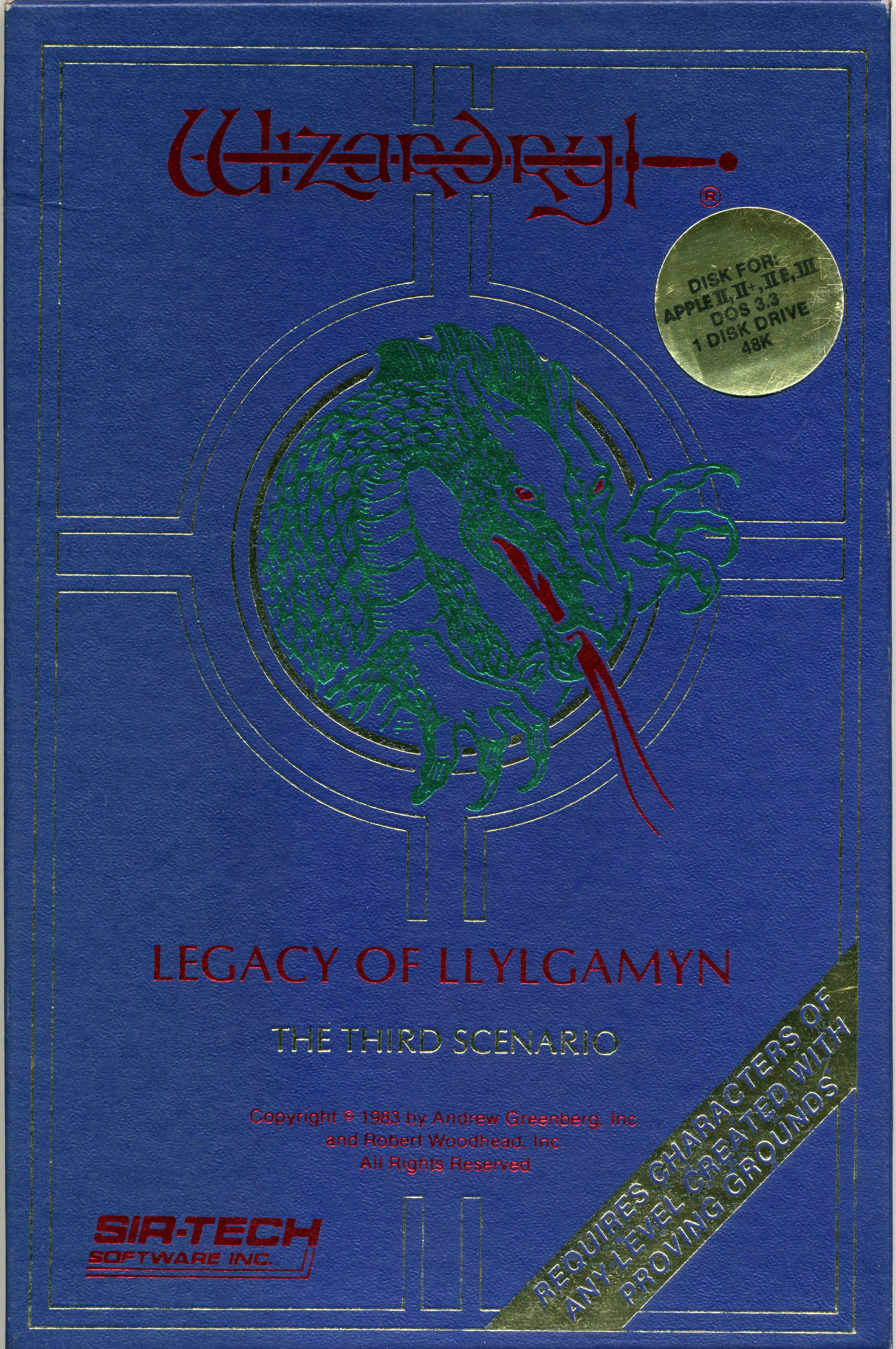 Wizardry: Legacy of Llylgamyn - The Third Scenario (video game