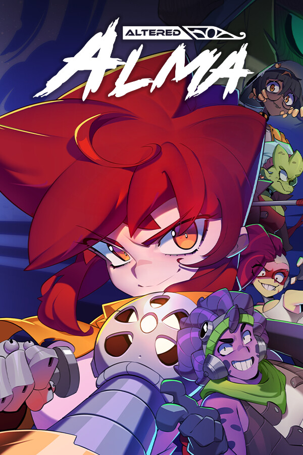 Altered Alma (video game, metroidvania, cyberpunk, pixel art, anime art ...