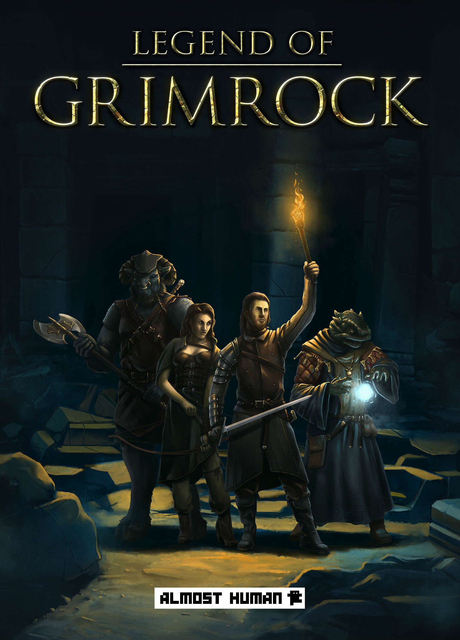 Legend of Grimrock (video game, blobber, high fantasy, western RPG ...