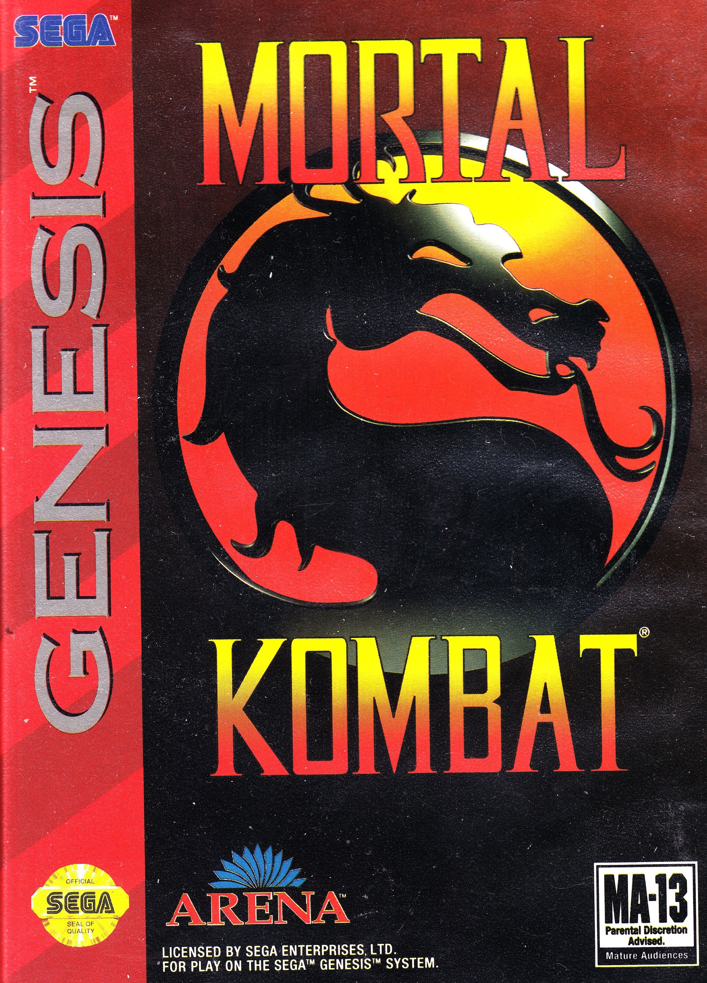 モータルコンバット (SEGA) Mortal Kombat (1993) Johnny Cage - Sega Megadrive/Genesis