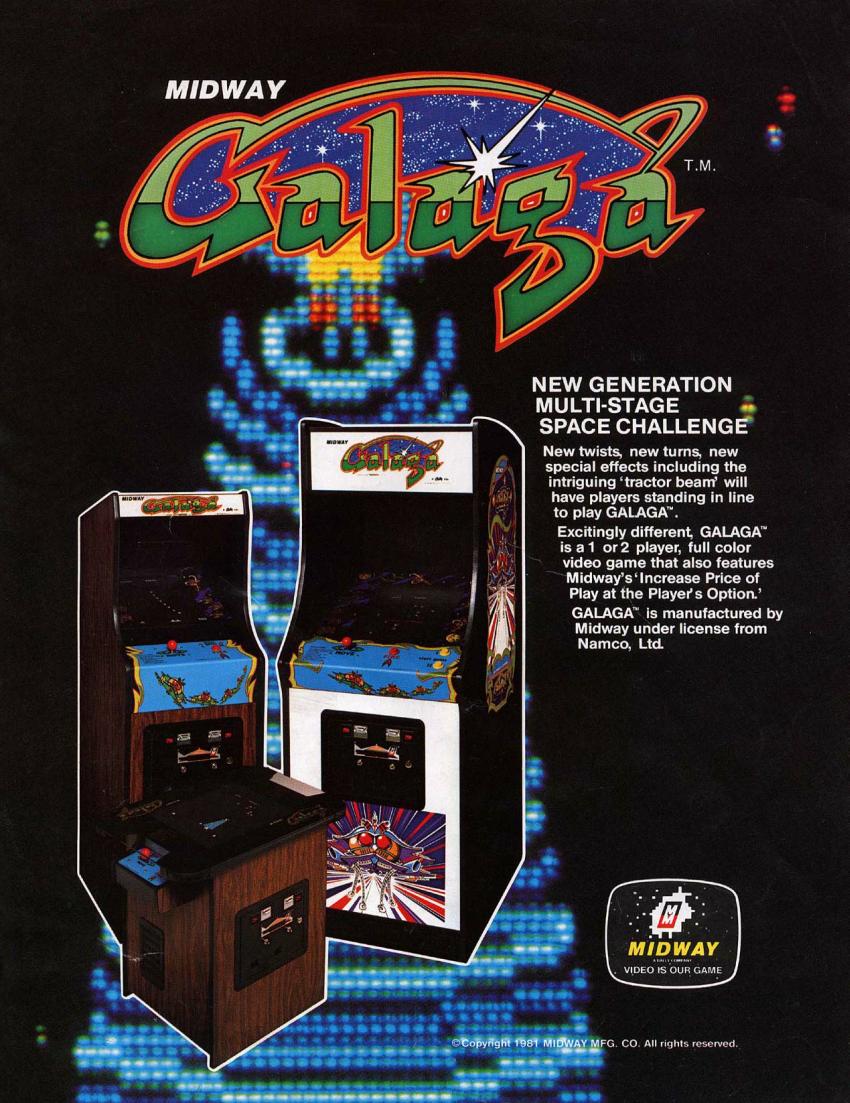 Galaga (video game, Arcade, 1981) reviews & ratings