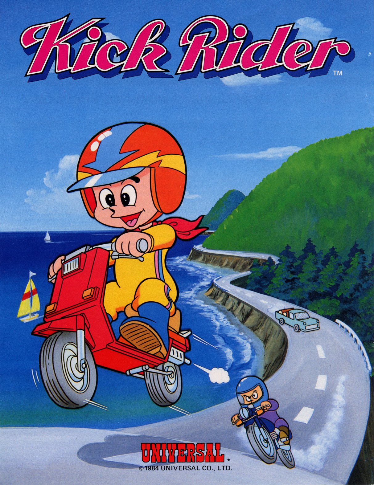 Kick Rider (video game, arcade racing, motorcycle, vehicular combat ...