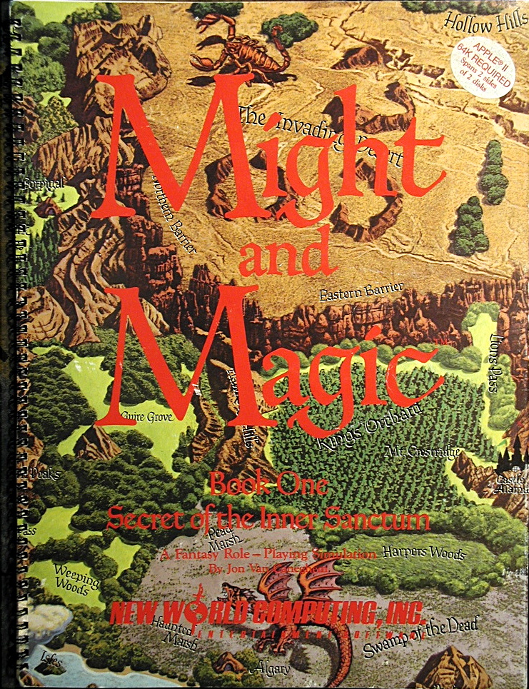 Might and Magic Book One: The Secret of the Inner Sanctum (video game ...