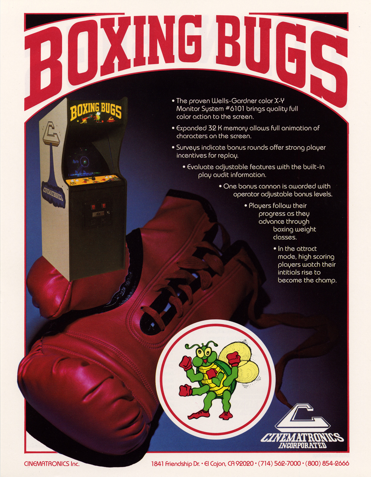 Boxing Bugs (video game, Arcade, 1981) reviews & ratings - Glitchwave ...