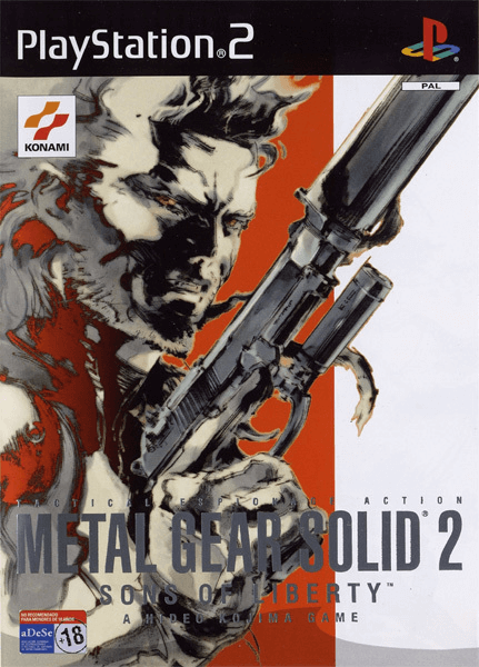 Metal Gear Solid 2: Sons of Liberty (video game, PS2, 2002