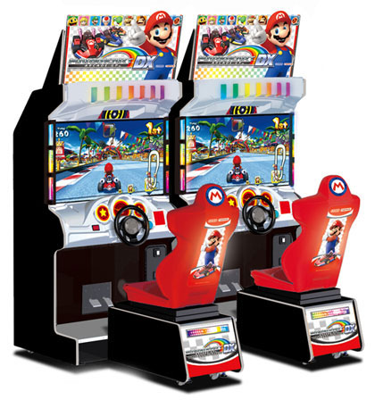 Mario Kart Arcade GP DX (video game, kart racing, fantasy, third-person ...