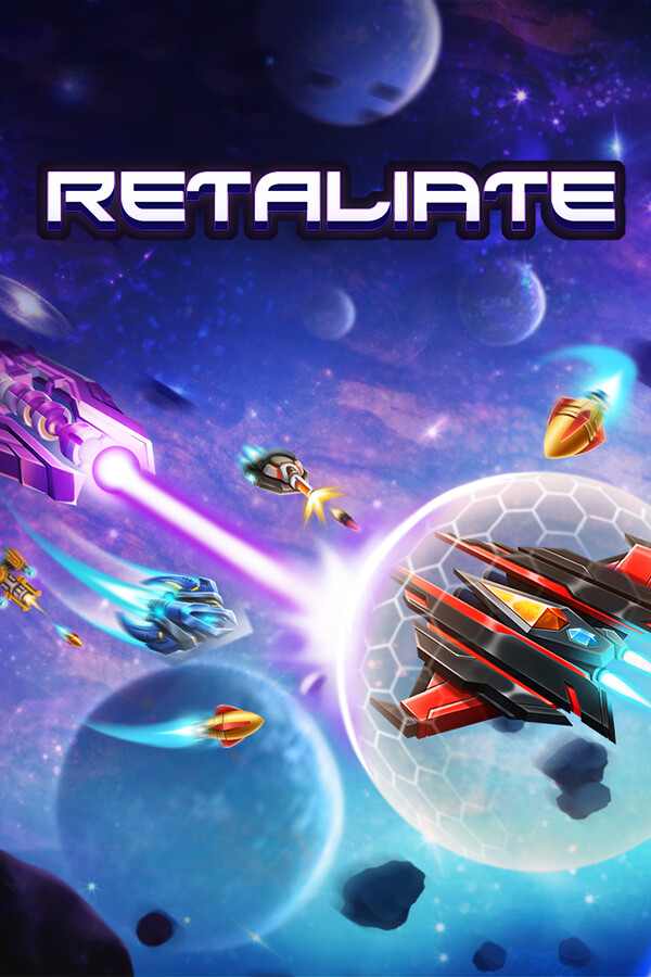 Retaliate (video game, science fiction, space, arcade, scrolling ...