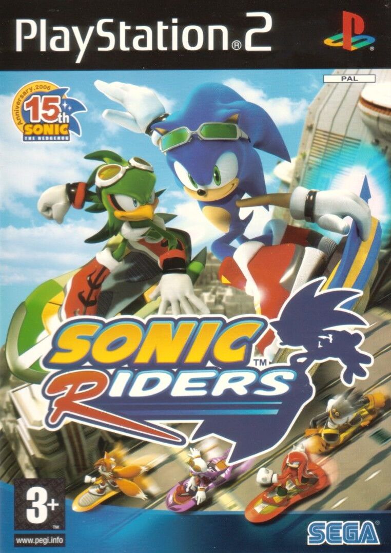 Sonic Riders (video game, PS2, 2006) reviews & ratings - Glitchwave ...
