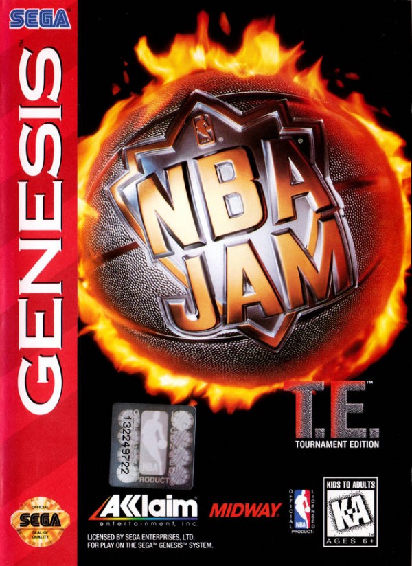 NBA Jam: Tournament Edition (video game, Mega Drive/Genesis, 1995