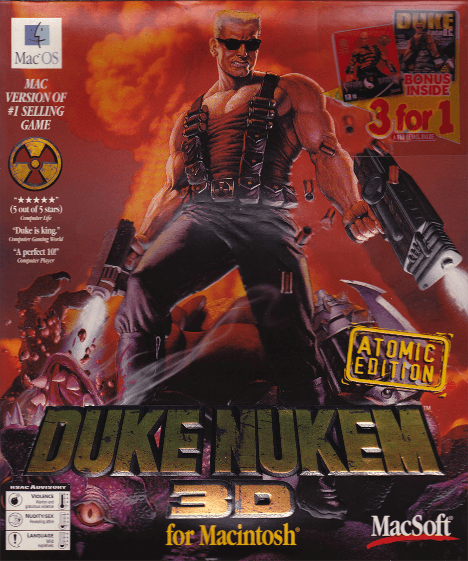 Duke Nukem 3D (video game, Mac, 1997) reviews & ratings - Glitchwave ...