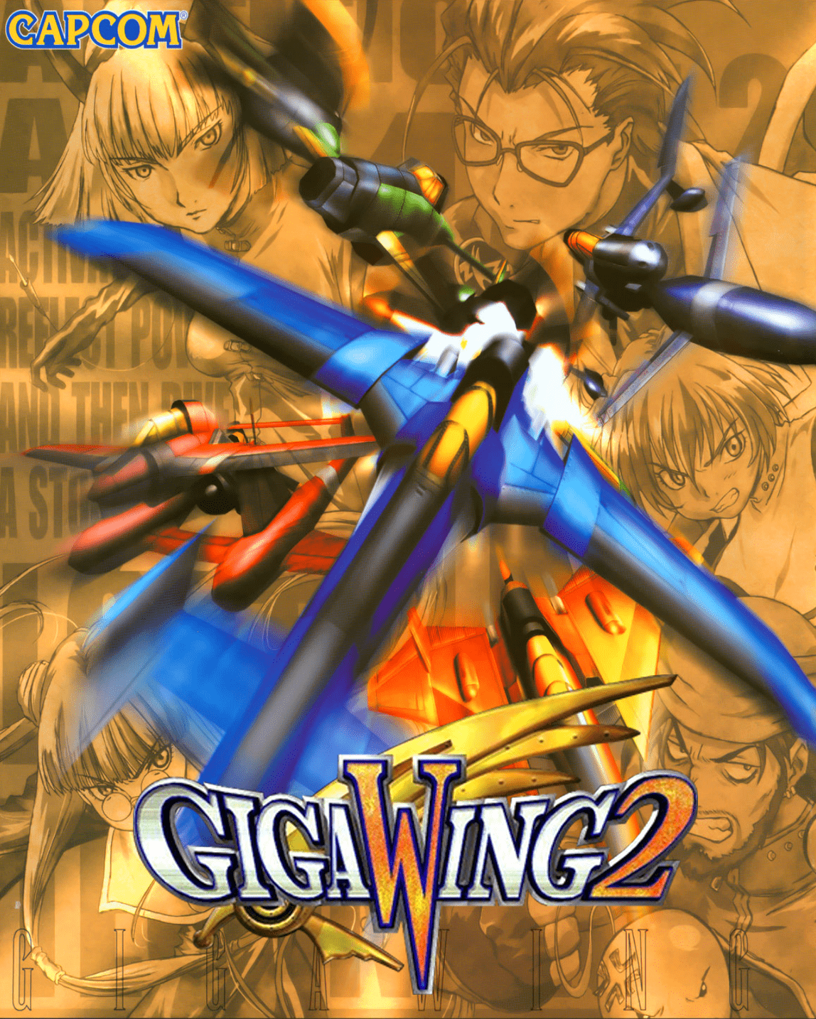 GigaWing 2 (video game, scrolling shooter, bullet hell) reviews & ratings -  Glitchwave video games database