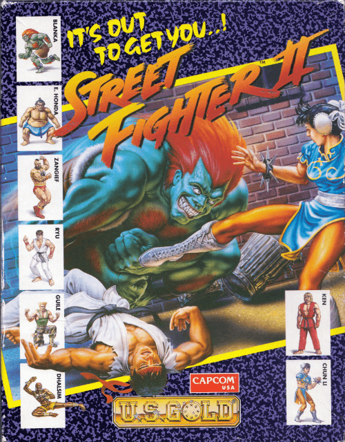 【楽天スーパーセール】 Street Fighter II: The World Warrior (video game, Atari ST ポスター